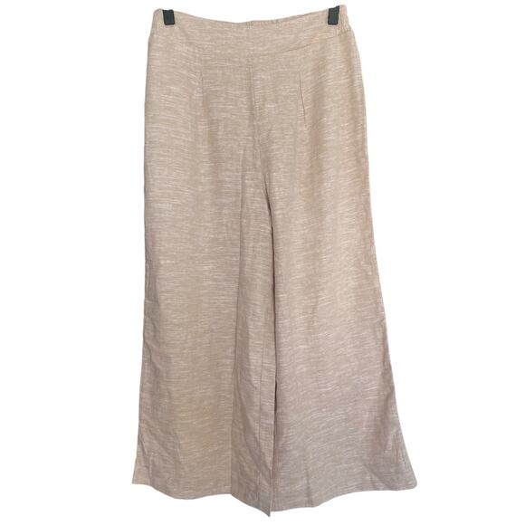 NWT Ella Moss Linen Blend Wide Leg Pants Size Medium - Picture 3 of 4